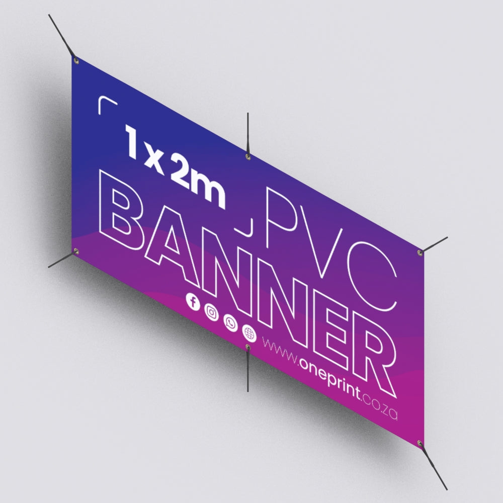 PVC Banner 1 x 2m