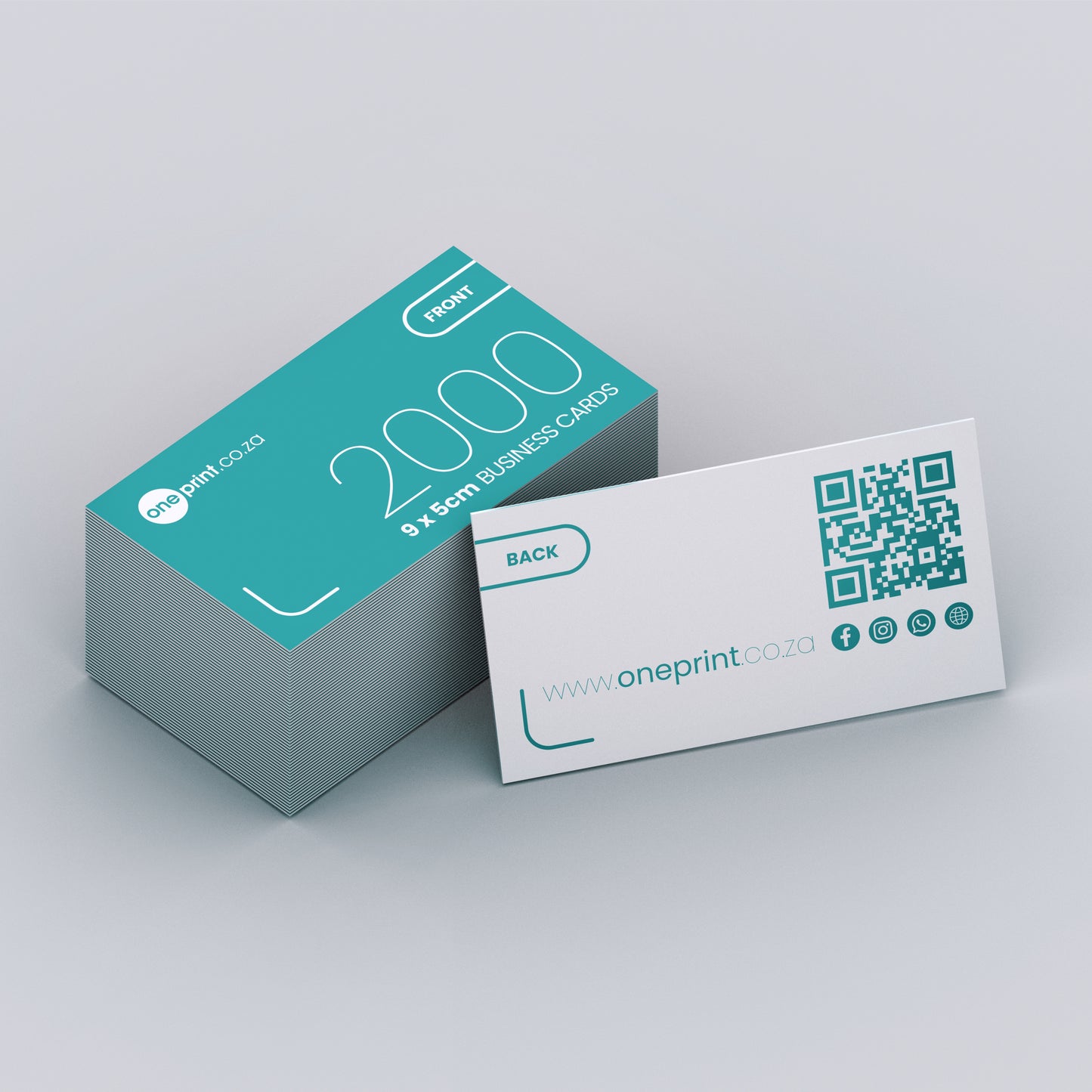 2000 x Business Cards. Printed both Sides