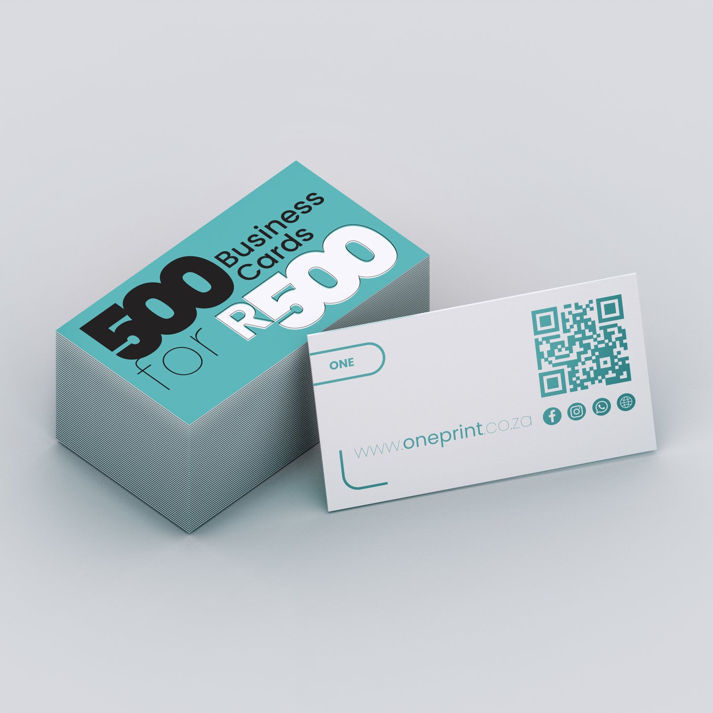 500 x Business Cards. Printed both Sides