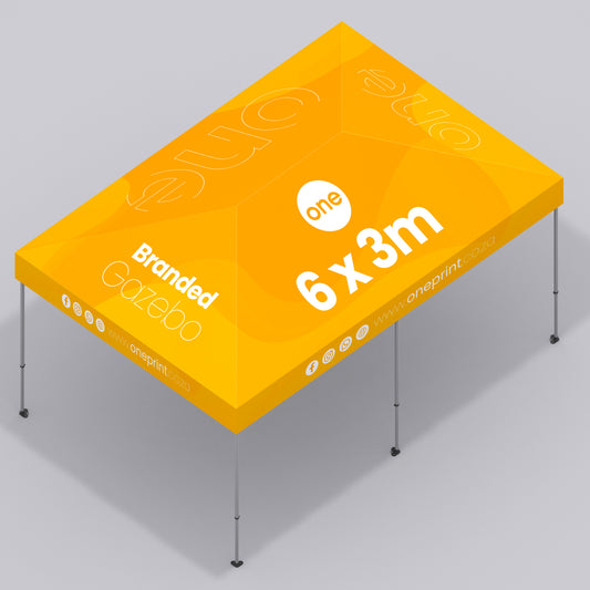 Branded Gazebo 6x3m