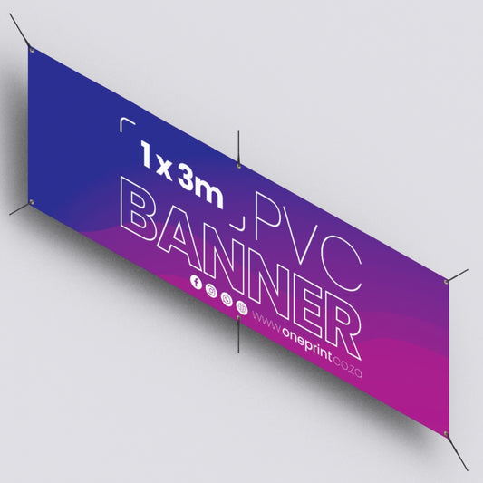 PVC Banner 1 x 3m