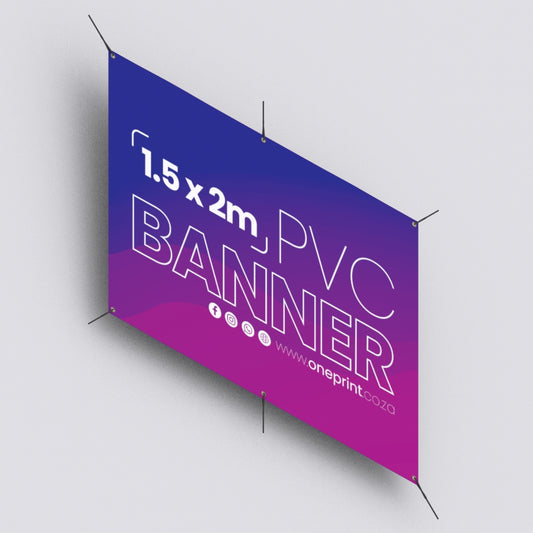 PVC Banner 1.5 x 2m