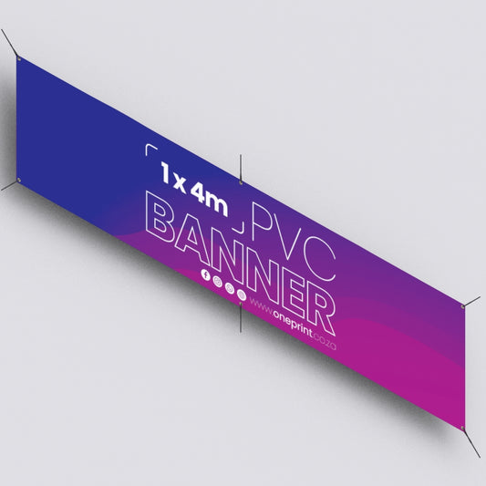 PVC Banner 1 x 4m